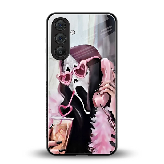 Killer Chiller back phone cover | glass case for samsung galaxy m36 5g