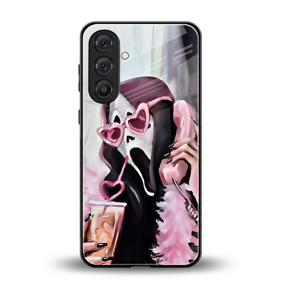 Killer Chiller back phone cover | glass case for samsung galaxy a55 5g