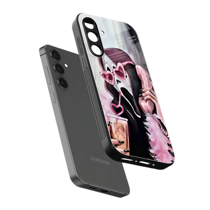 Killer Chiller sleek samsung galaxy a55 5g cover with tempered glass back and TPU edges