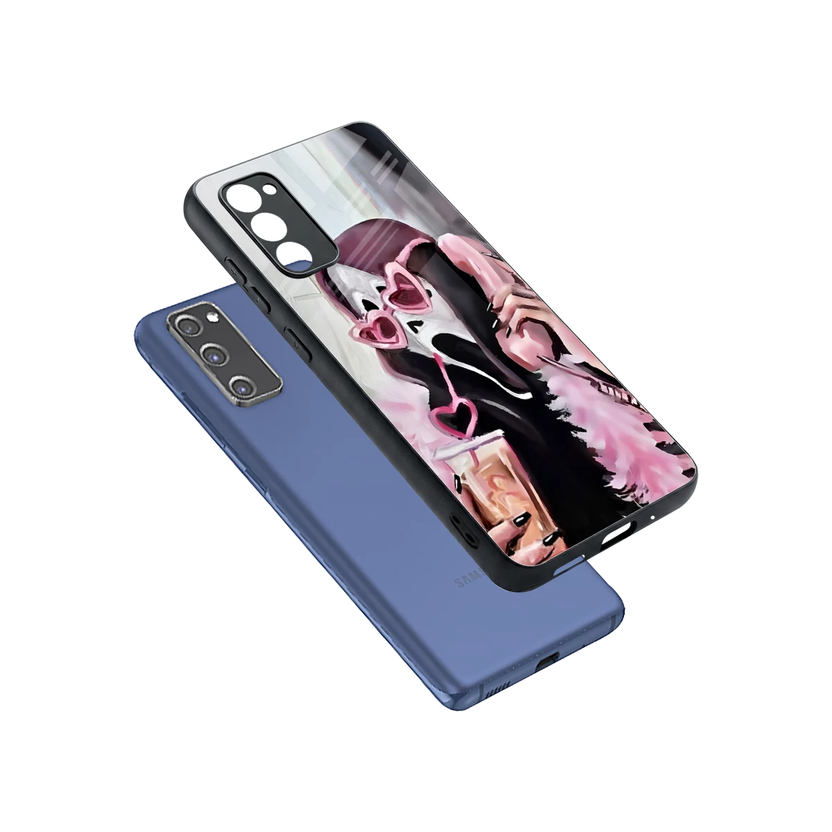 Killer Chiller sleek samsung galaxy s20 fe cover with tempered glass back and TPU edges