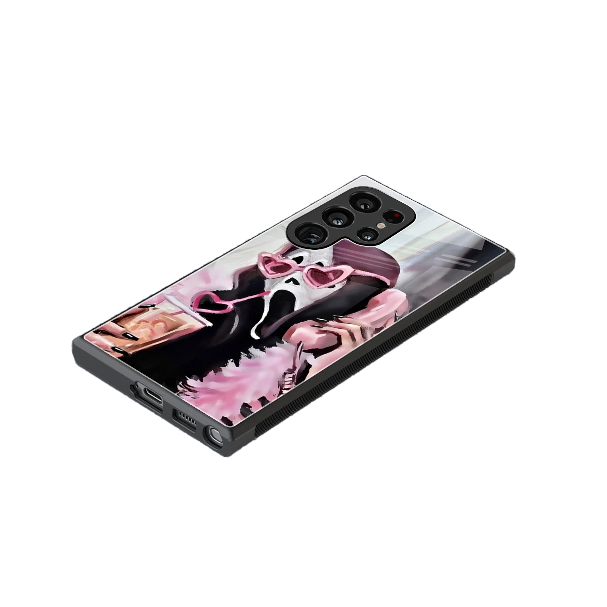 Killer Chiller stylish phone case for samsung galaxy s24 ultra | glossy glass and slim fit