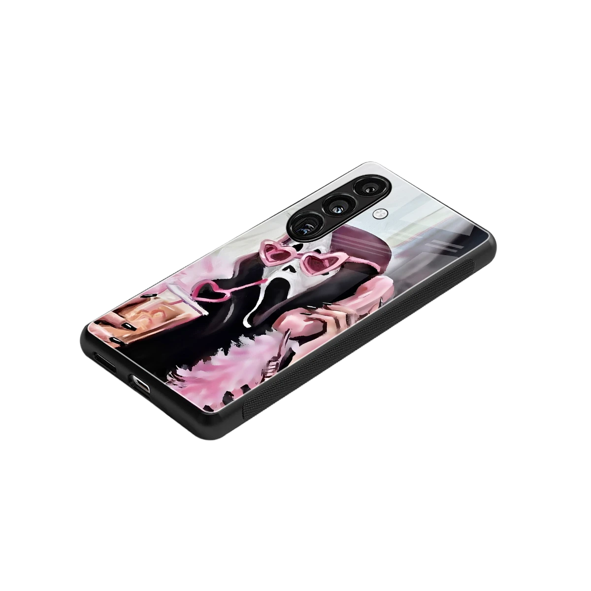 Killer Chiller stylish phone case for samsung galaxy s25 fe | glossy glass and slim fit