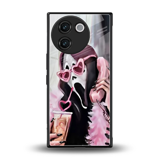 Killer Chiller back phone cover | glass case for vivo v30e