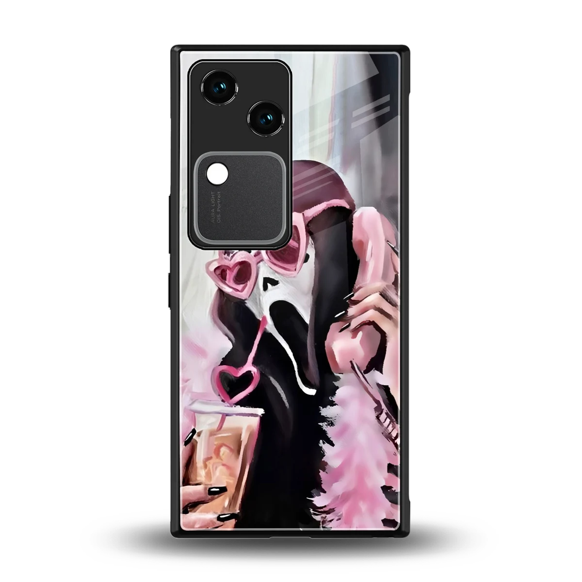 Killer Chiller back phone cover | glass case for vivo v30
