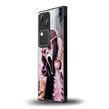 Killer Chiller vivo v30 mobile cover | shockproof glass phone case