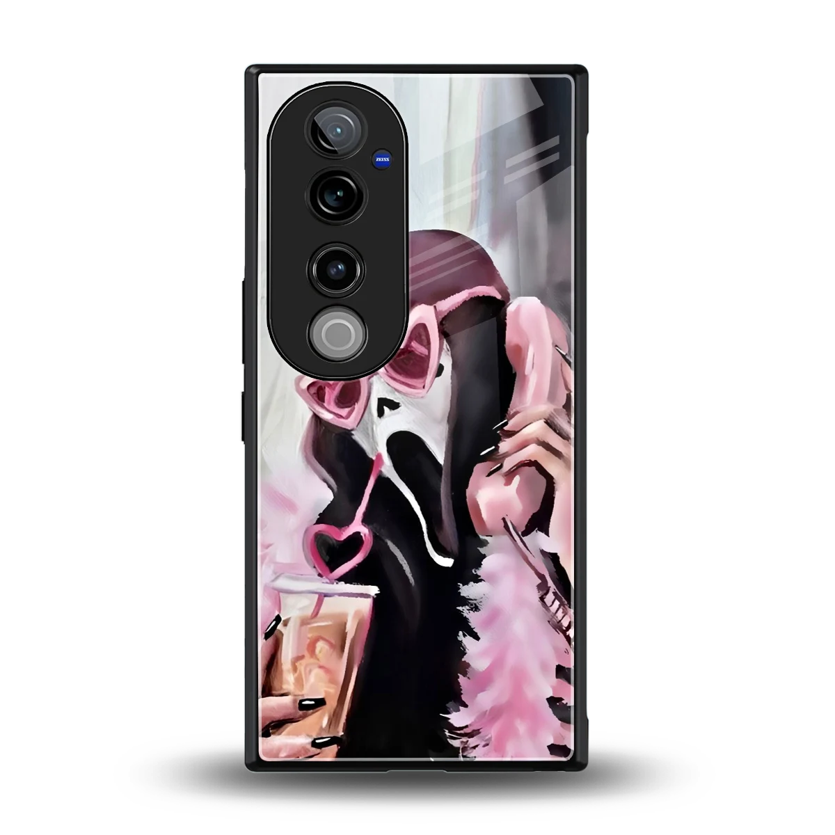 Killer Chiller back phone cover | glass case for vivo v40 pro