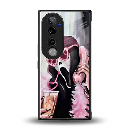 Killer Chiller back phone cover | glass case for vivo v40 pro