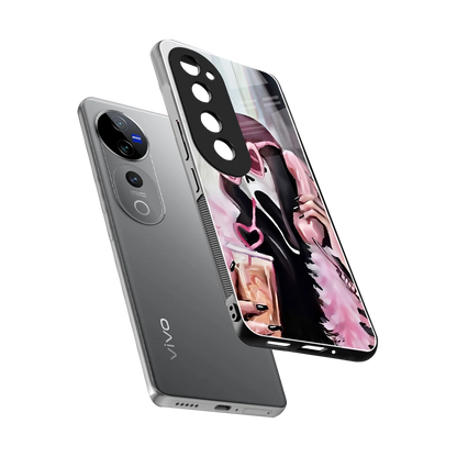 Killer Chiller sleek vivo v40 pro cover with tempered glass back and TPU edges