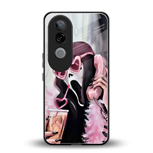 Killer Chiller back phone cover | glass case for vivo v40e