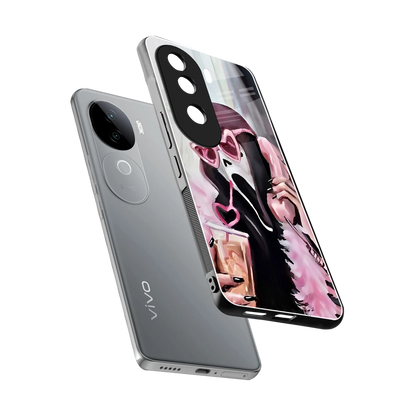 Killer Chiller sleek vivo v40e cover with tempered glass back and TPU edges