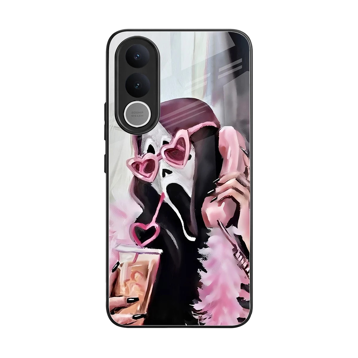 Killer Chiller back phone cover | glass case for vivo v70 fe