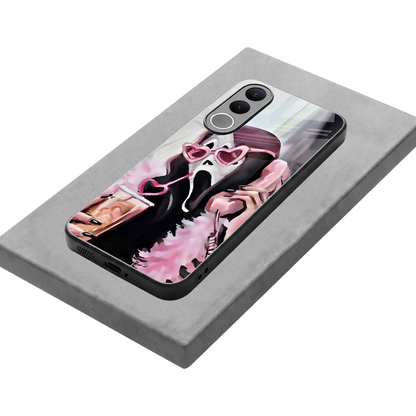 Killer Chiller stylish phone case for vivo v70 fe | glossy glass and slim fit