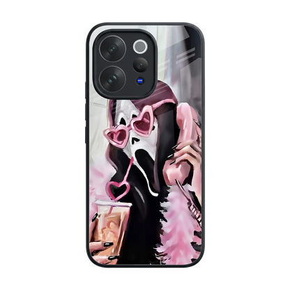 Killer Chiller back phone cover | glass case for vivo v70 elite