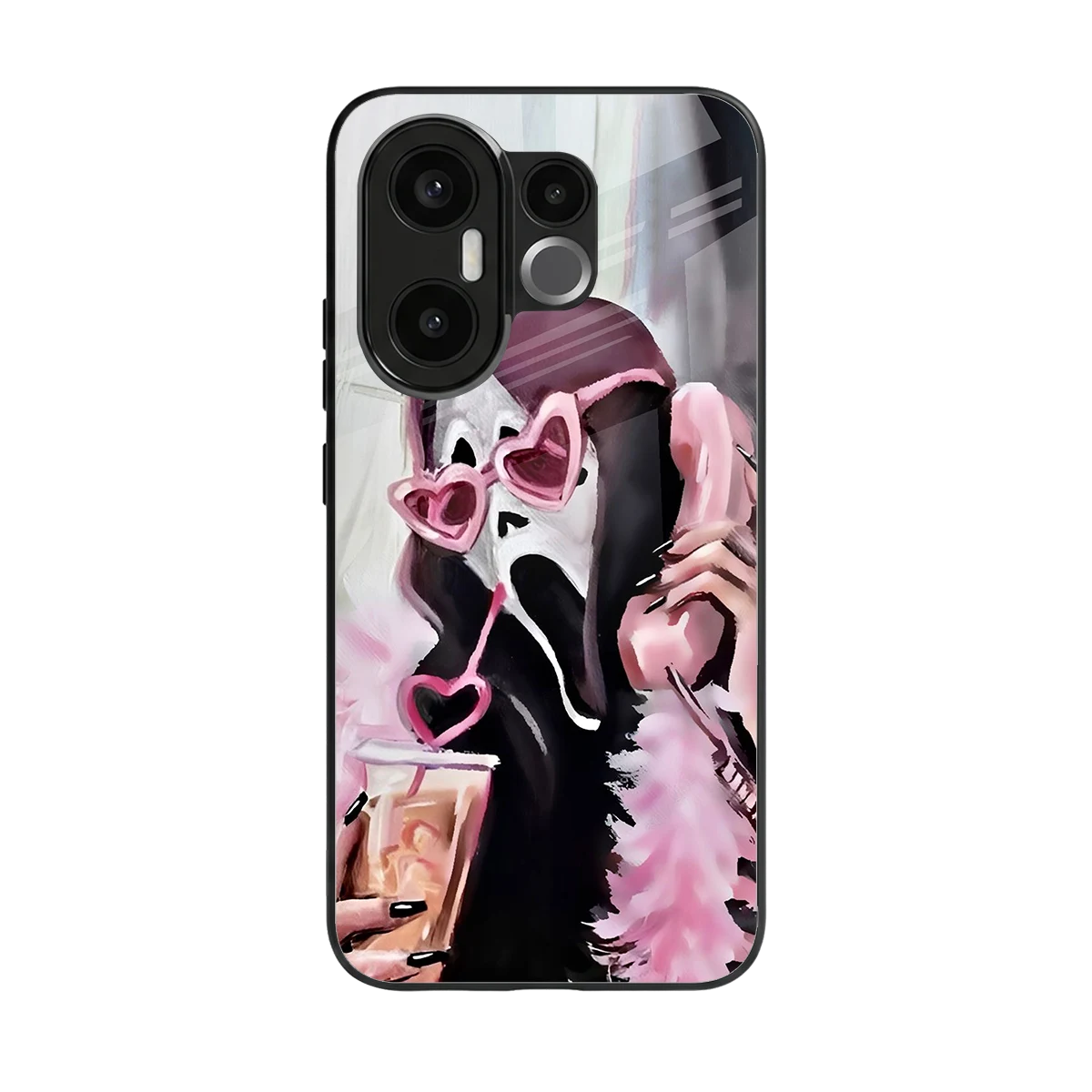 Killer Chiller back phone cover | glass case for vivo x200 fe