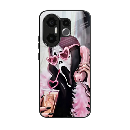 Killer Chiller back phone cover | glass case for vivo x200 fe