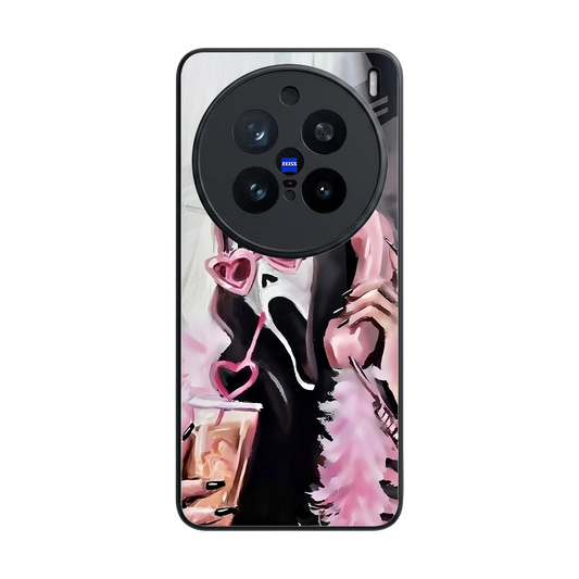 Killer Chiller back phone cover | glass case for vivo x200 pro
