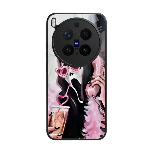 Killer Chiller back phone cover | glass case for vivo x300 pro