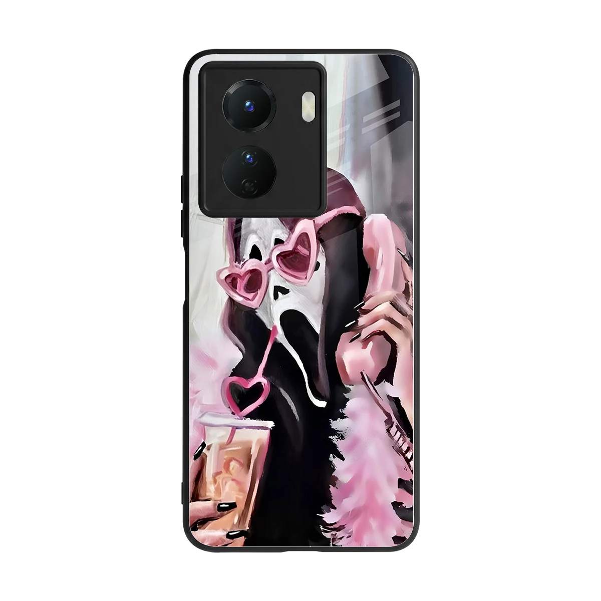 Killer Chiller back phone cover | glass case for vivo y16