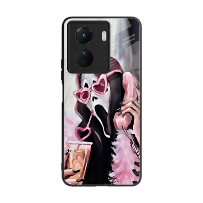Killer Chiller back phone cover | glass case for vivo y16