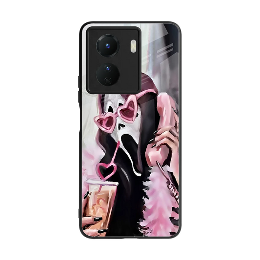 Killer Chiller back phone cover | glass case for vivo y16