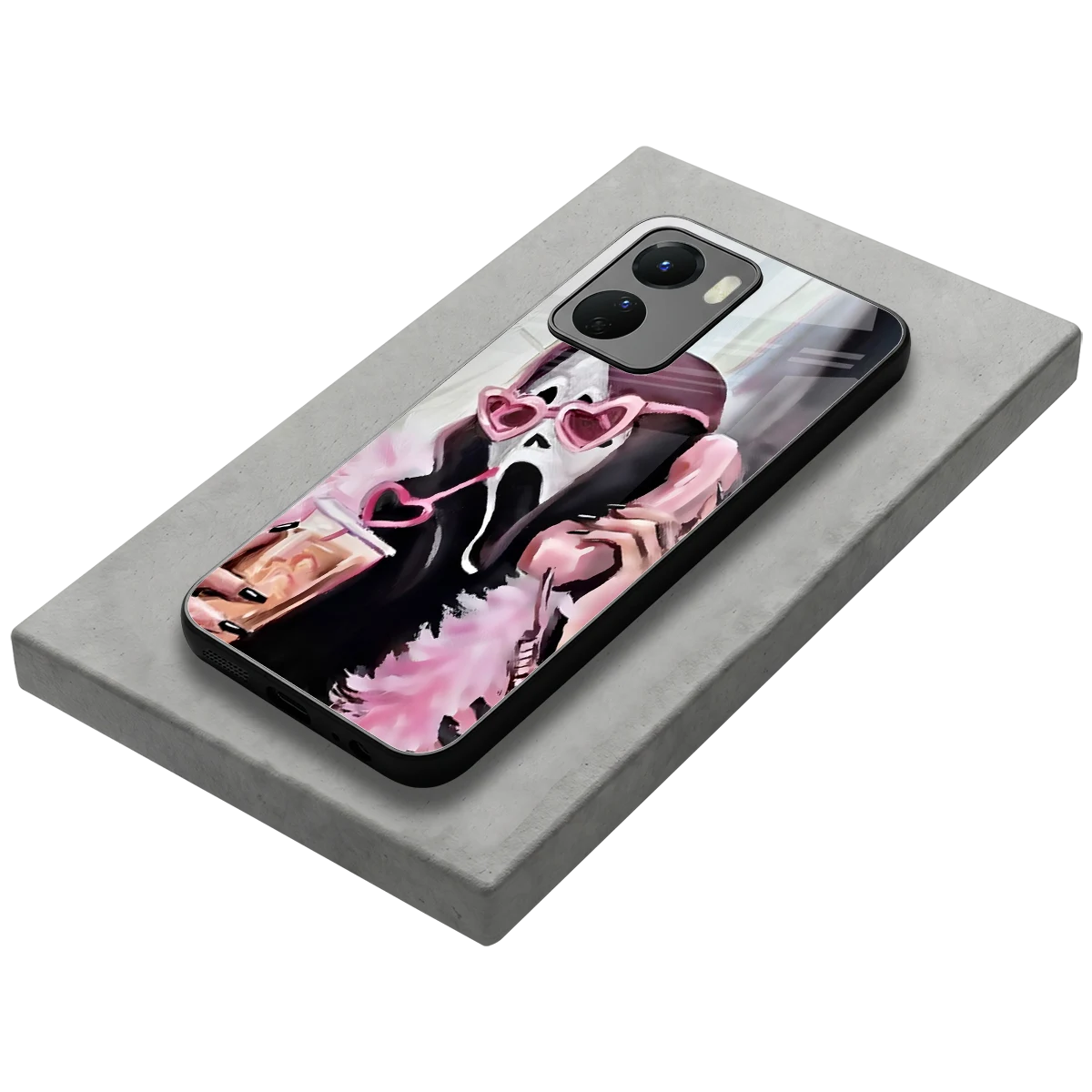 Killer Chiller stylish phone case for vivo y16 | glossy glass and slim fit