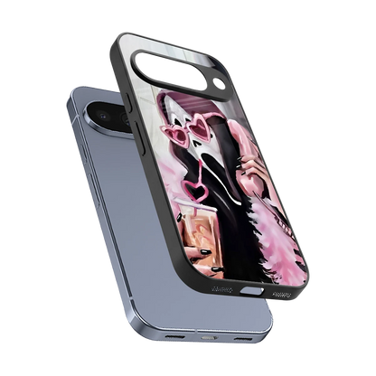 Killer Chiller sleek google pixel 10 cover with tempered glass back and TPU edges