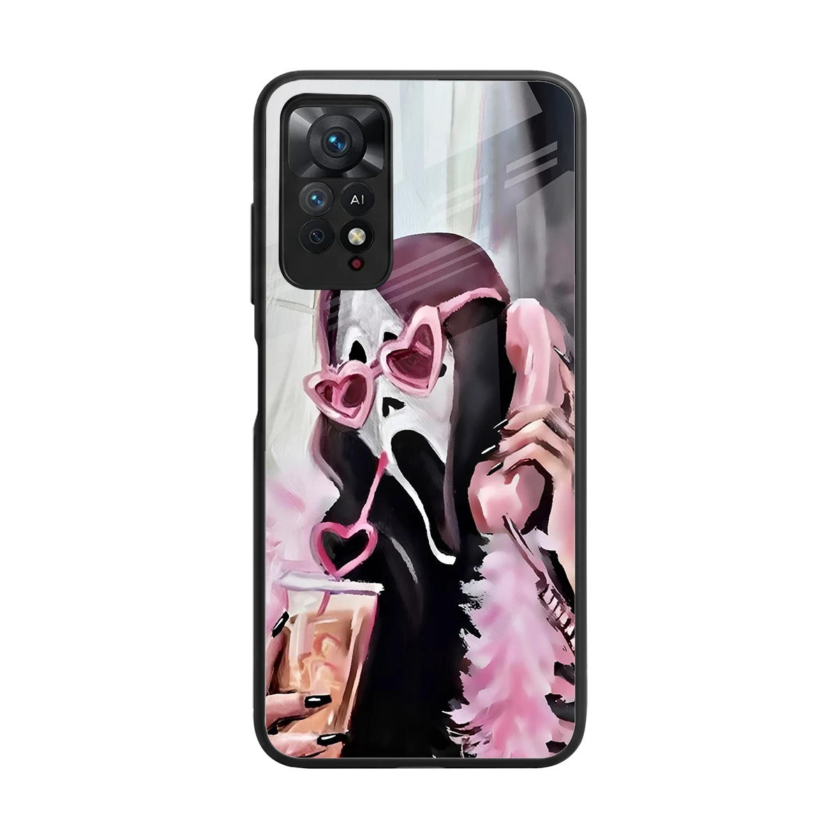 Killer Chiller back phone cover | glass case for redmi note 11 pro