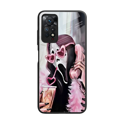 Killer Chiller back phone cover | glass case for redmi note 11 pro