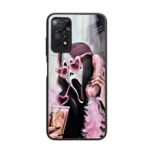 Killer Chiller back phone cover | glass case for redmi note 11 pro
