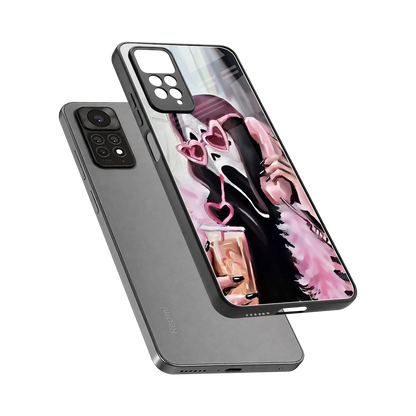 Killer Chiller sleek redmi note 11 pro cover with tempered glass back and TPU edges
