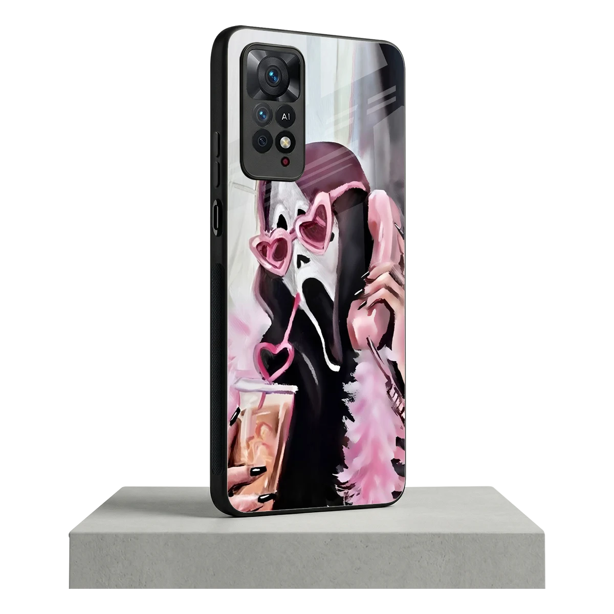 Killer Chiller redmi note 11 pro mobile cover | shockproof glass phone case
