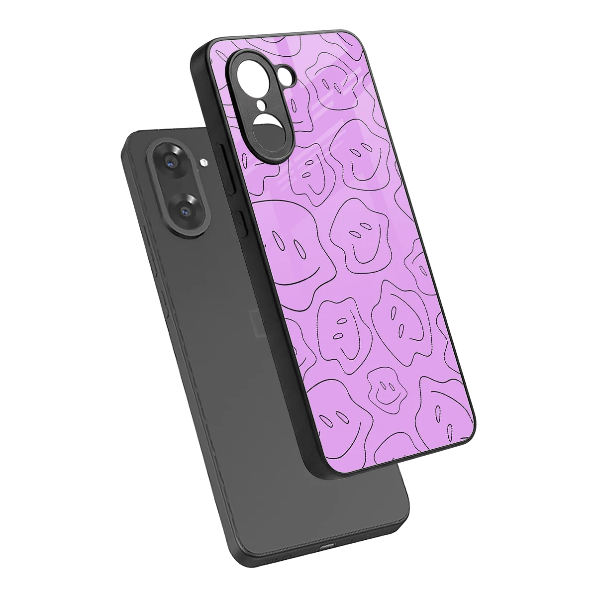 Kinda Sad Kinda Happy sleek oneplus nord ce5 5g cover with tempered glass back and TPU edges