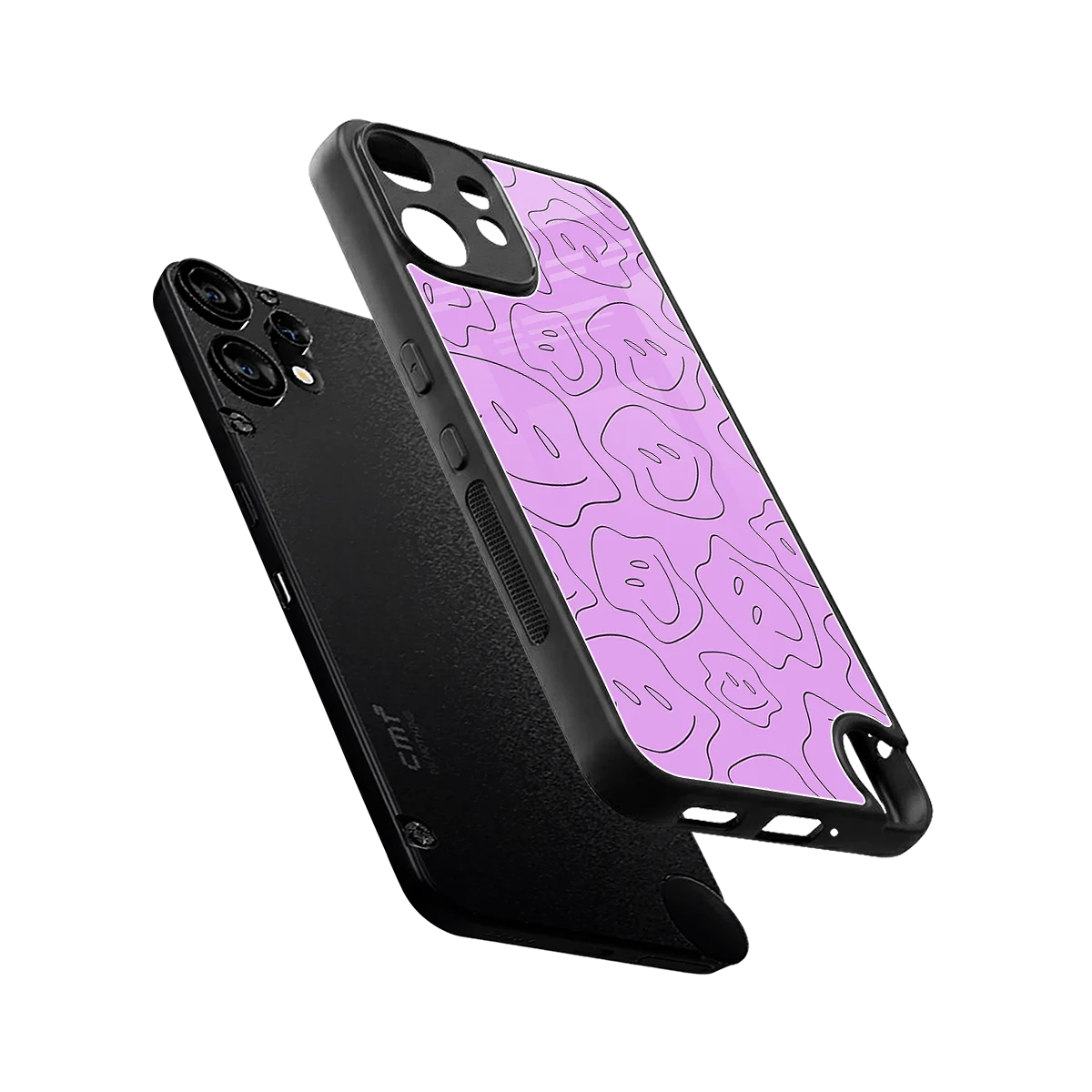 Kinda Sad Kinda Happy sleek cmf nothing phone 2 pro cover with tempered glass back and TPU edges