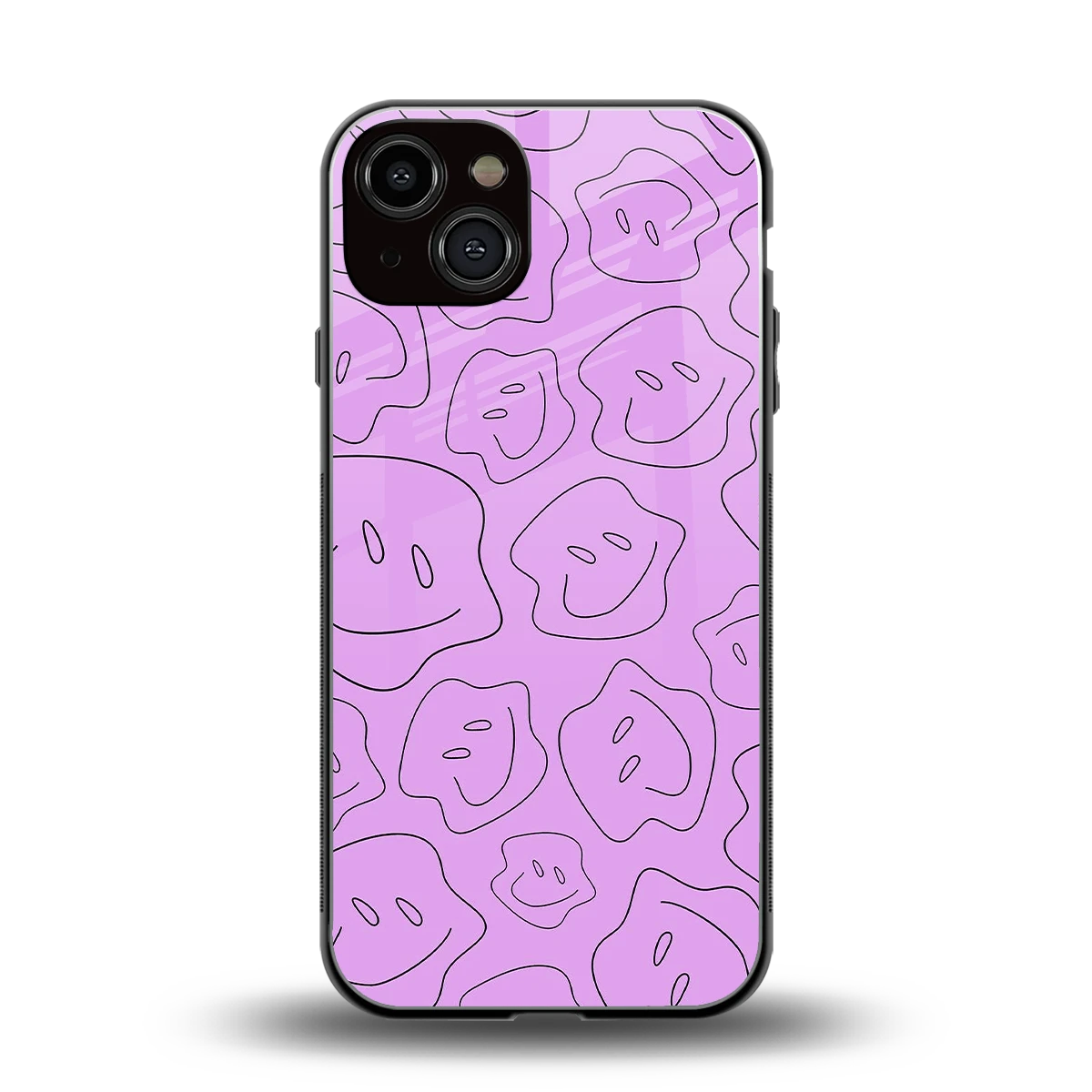 Kinda Sad Kinda Happy back phone cover | glass case for iphone 13