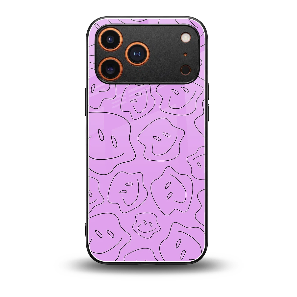 Kinda Sad Kinda Happy back phone cover | glass case for iphone 17 pro