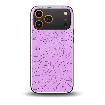 Kinda Sad Kinda Happy back phone cover | glass case for iphone 17 pro
