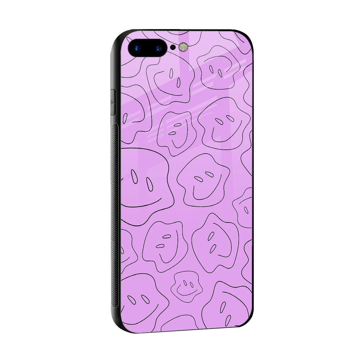 Kinda Sad Kinda Happy sleek iphone 7 plus cover with tempered glass back and TPU edges