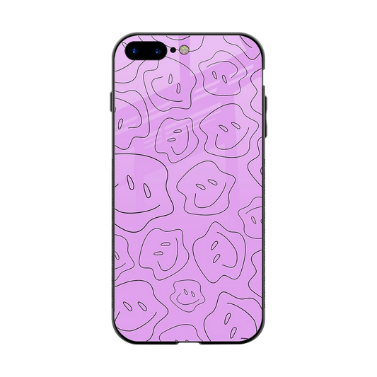 Kinda Sad Kinda Happy back phone cover | glass case for iphone 8 plus