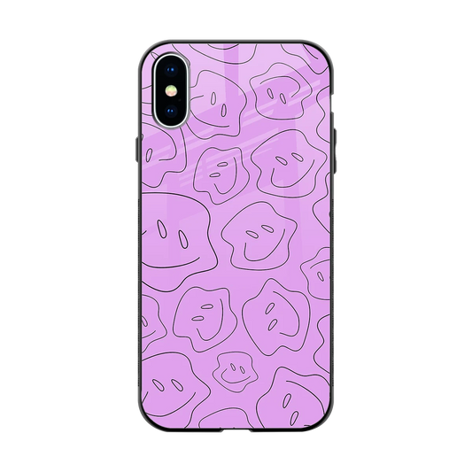 Kinda Sad Kinda Happy back phone cover | glass case for iphone xs