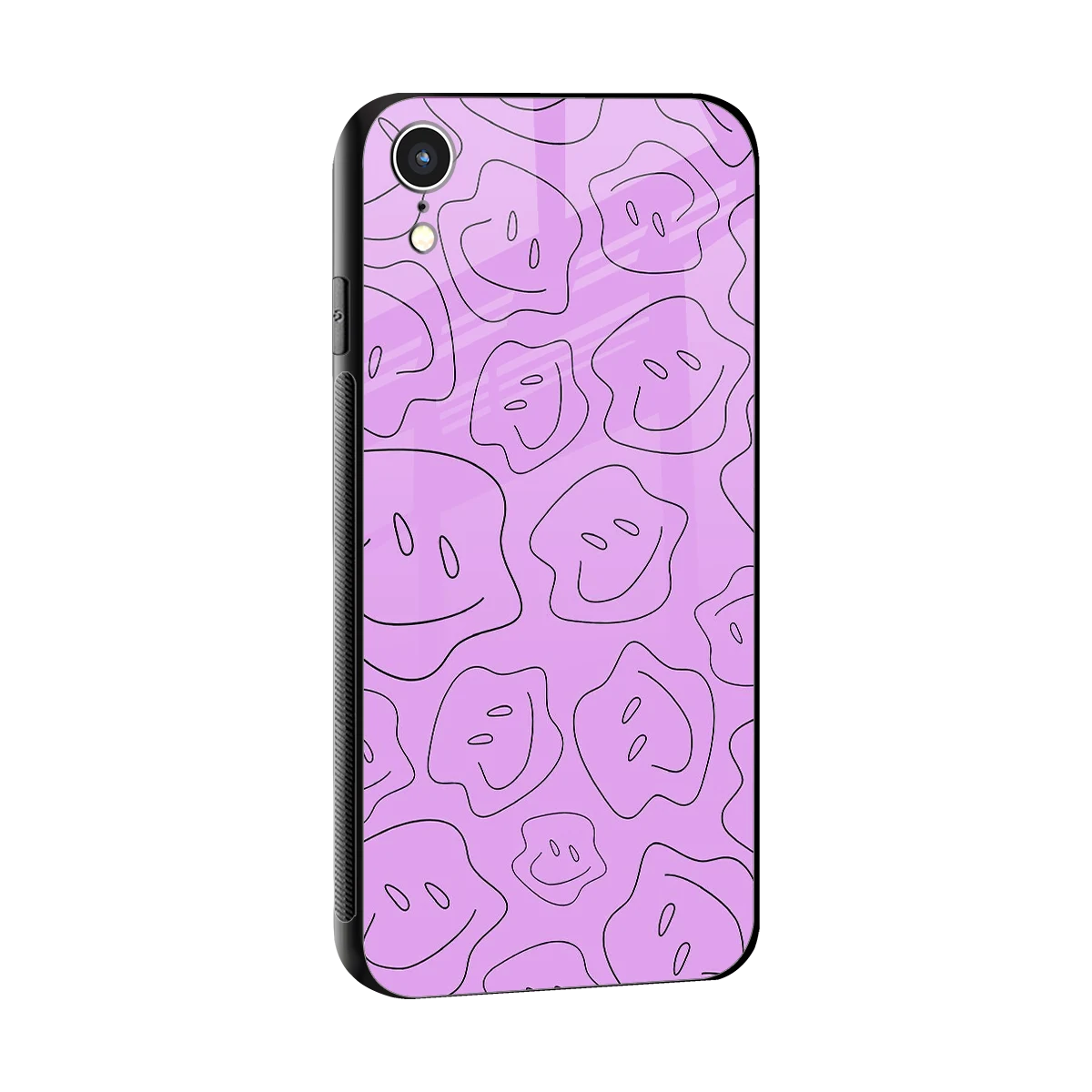 Kinda Sad Kinda Happy sleek iphone xr cover with tempered glass back and TPU edges
