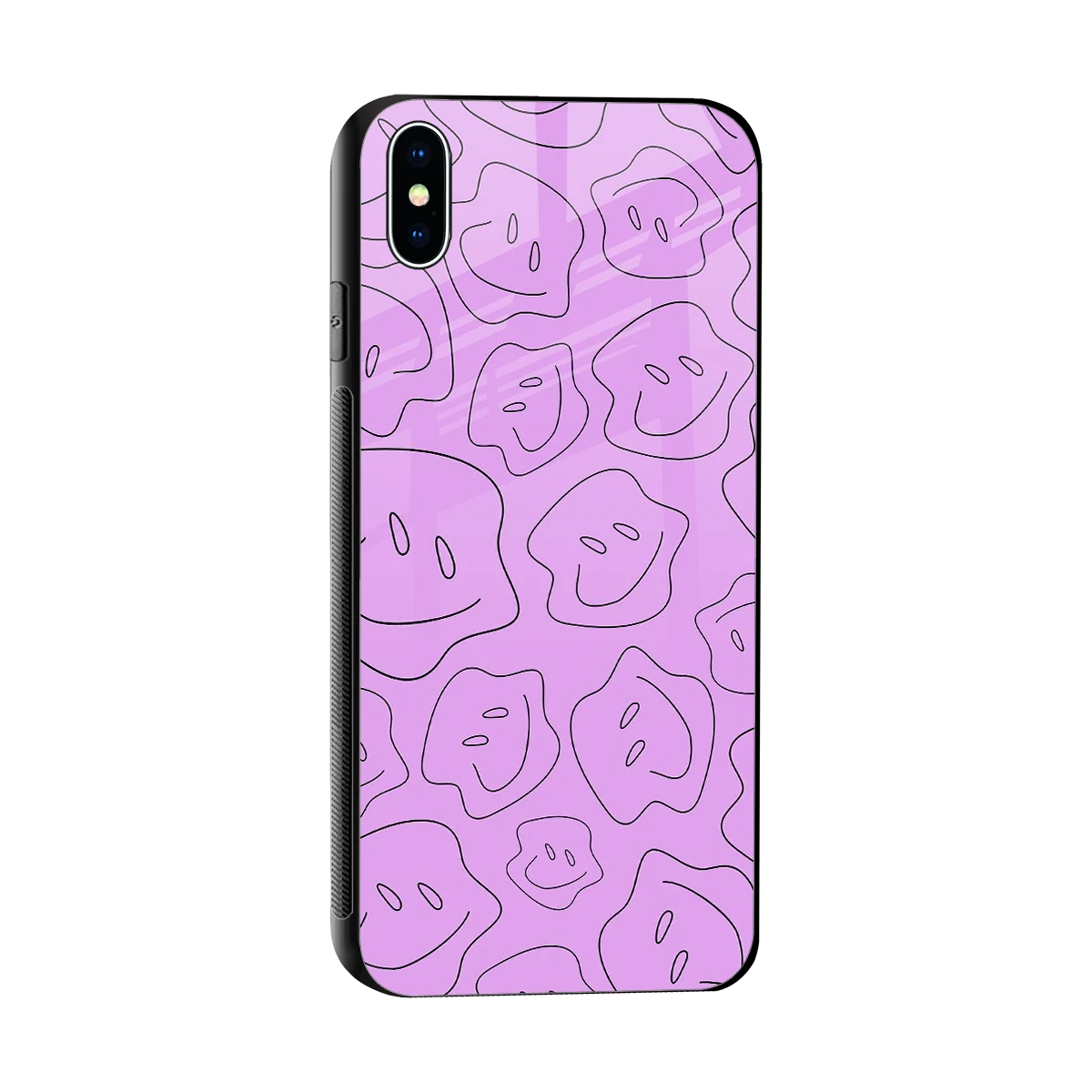 Kinda Sad Kinda Happy sleek iphone xs max cover with tempered glass back and TPU edges