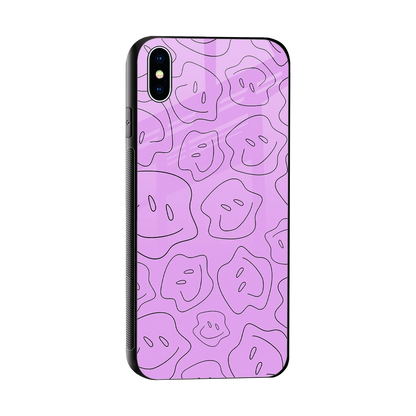 Kinda Sad Kinda Happy sleek iphone xs max cover with tempered glass back and TPU edges