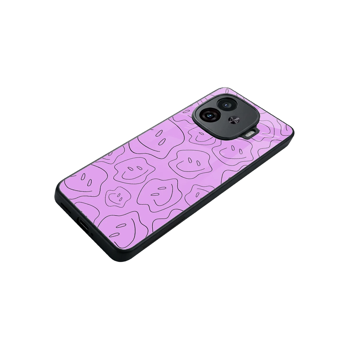 Kinda Sad Kinda Happy stylish phone case for iqoo neo 10r 5g | glossy glass and slim fit
