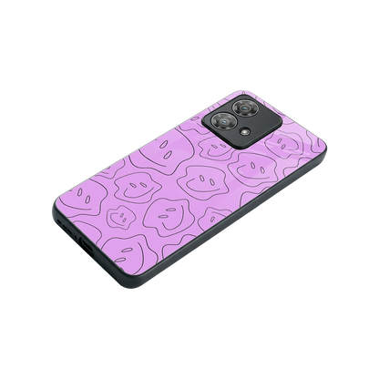 Kinda Sad Kinda Happy stylish phone case for motorola edge 40 neo 5g | glossy glass and slim fit