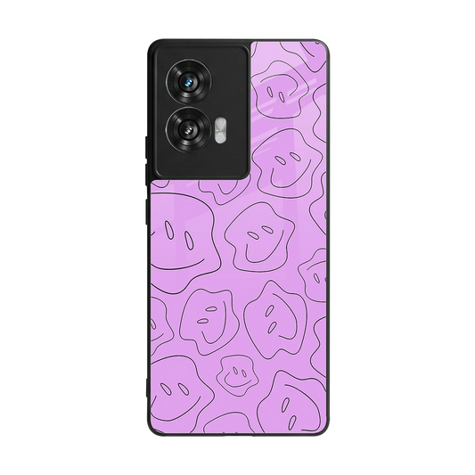 Kinda Sad Kinda Happy back phone cover | glass case for motorola edge 50 fusion
