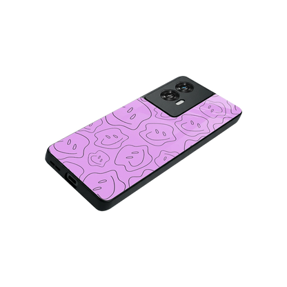 Kinda Sad Kinda Happy stylish phone case for motorola edge 50 fusion | glossy glass and slim fit