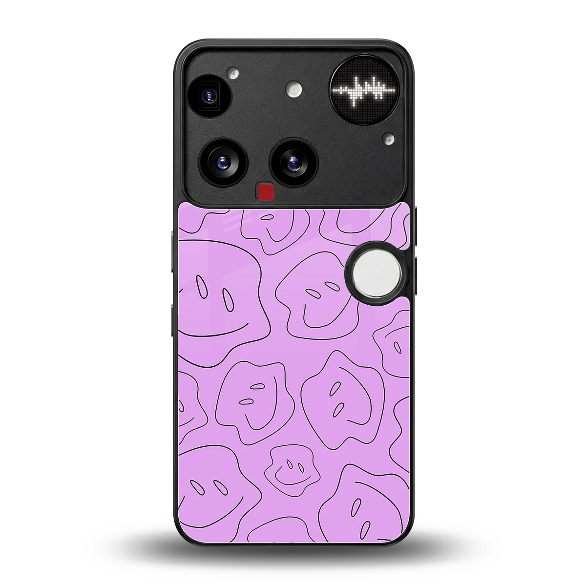 Kinda Sad Kinda Happy back phone cover | glass case for nothing phone 3