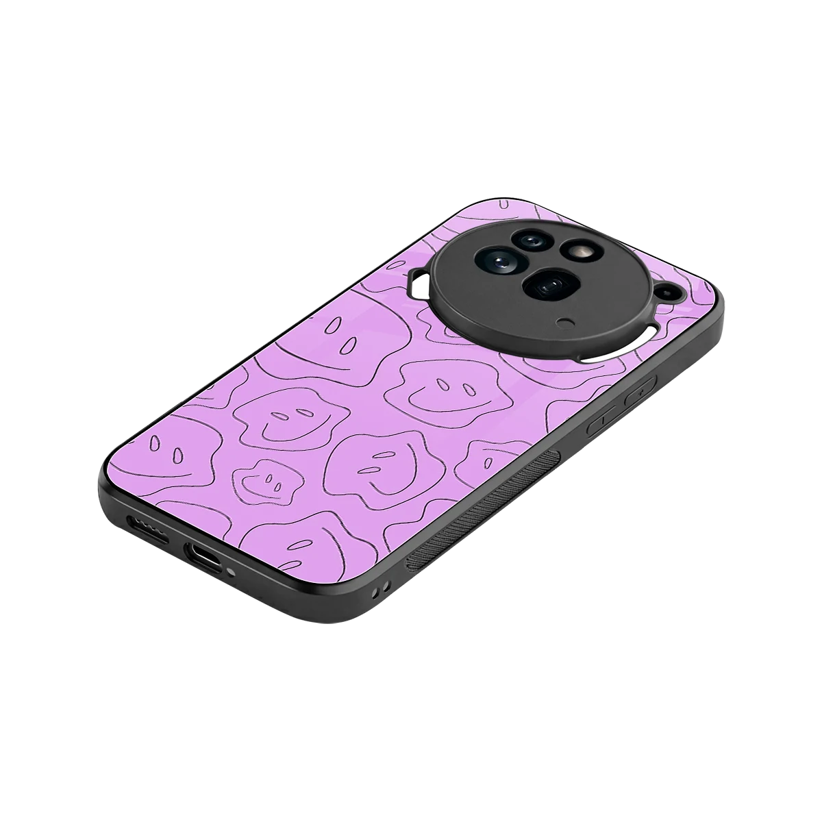 Kinda Sad Kinda Happy stylish phone case for nothing phone 3a pro | glossy glass and slim fit
