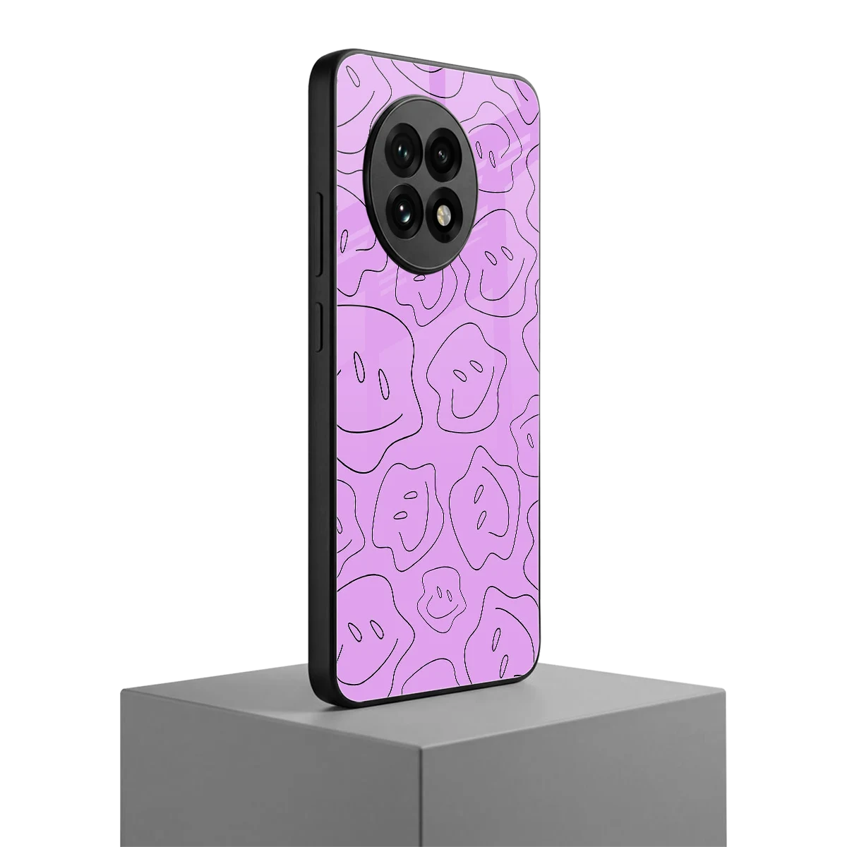 Kinda Sad Kinda Happy oneplus 13r mobile cover | shockproof glass phone case
