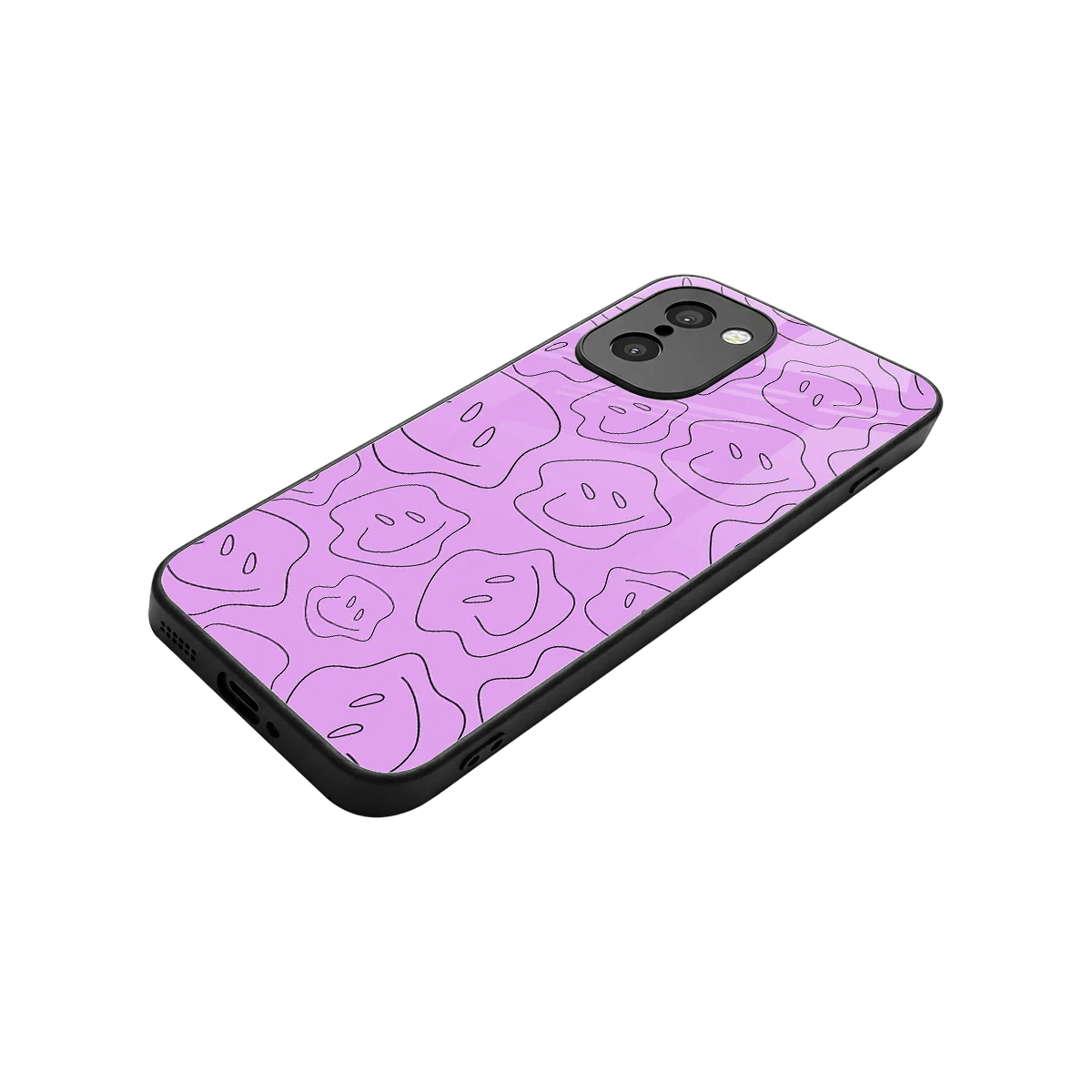 Kinda Sad Kinda Happy stylish phone case for oneplus 15r | glossy glass and slim fit